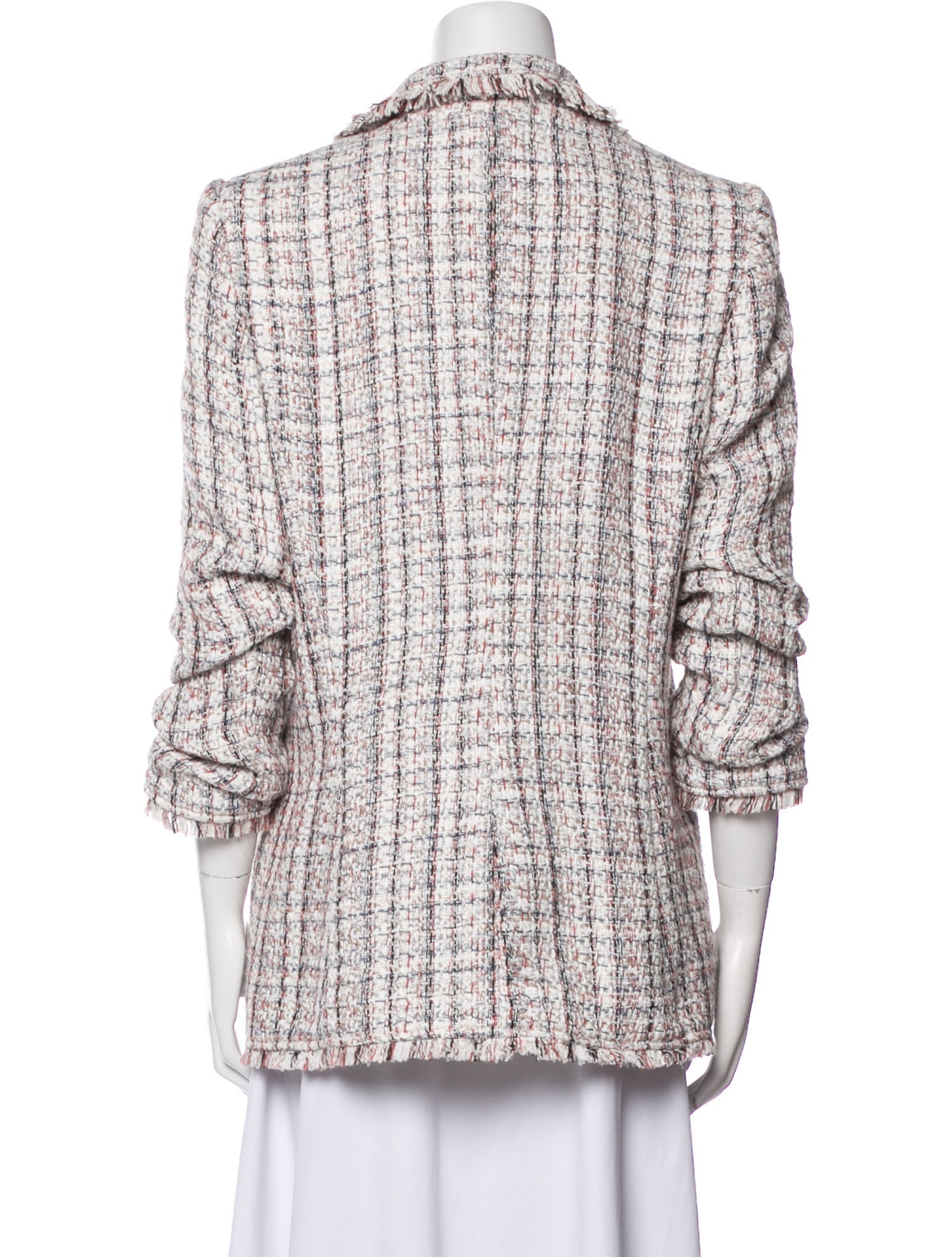 Cinq à Sept Tweed Pattern Blazer